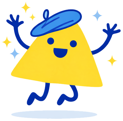 D.A.R.C.I excited with sparkles